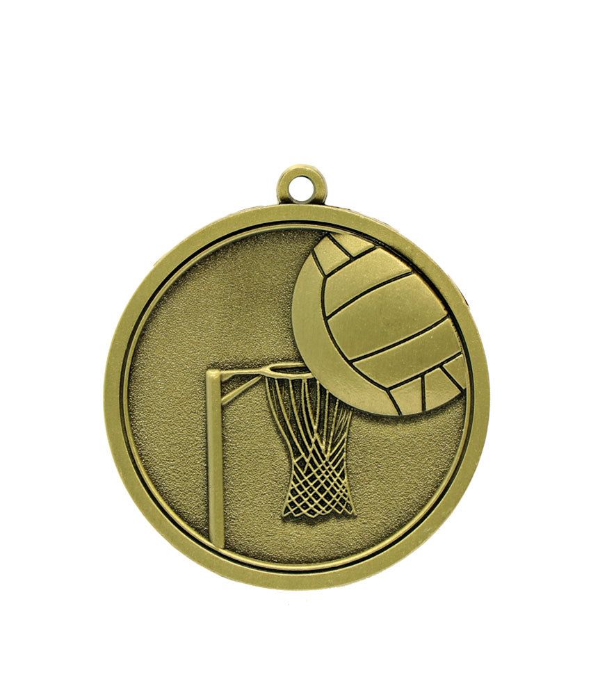 Netball Hi Relief Medal