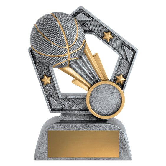Basketball Rayburst Resin