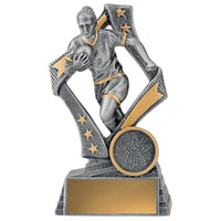 Rugby Flag Player Female Resin