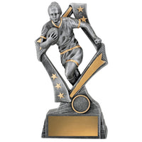 Rugby Flag Player Female Resin