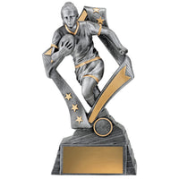 Rugby Flag Player Female Resin