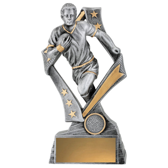 Rugby Flag Player Male Resin