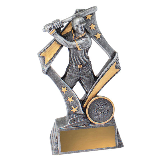 Flag Baseball Male Resin