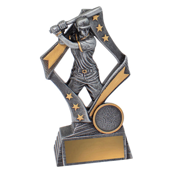 Flag Baseball Female Resin