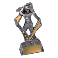 Flag Baseball Female Resin