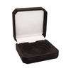 A premium black medal box with a white interior, designed to hold various sizes of medals.