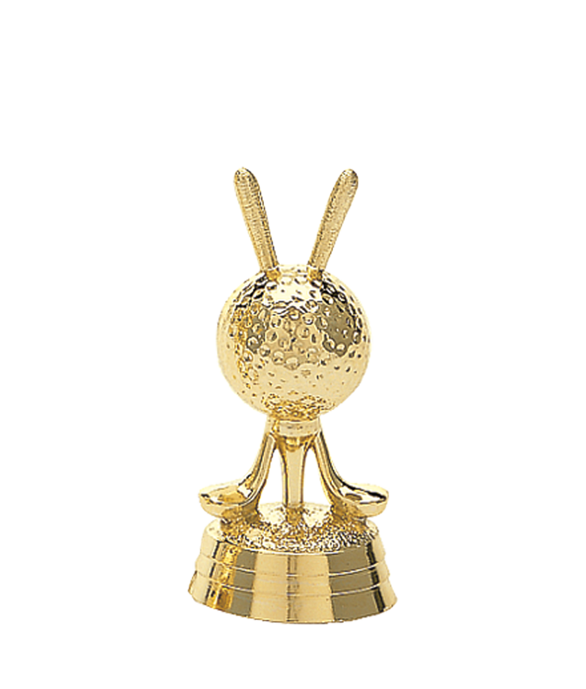 Golf Ball & Clubs Figure