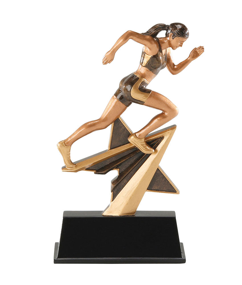 Female Athletics Sprinting Resin