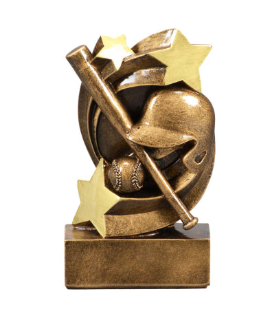 Star Swirl Baseball Resin