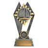 Trophy with sailboat design